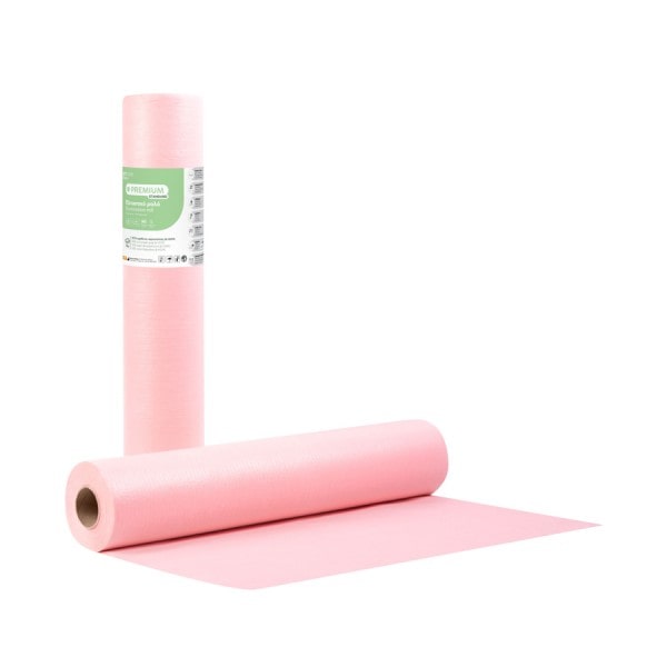 Εξεταστικό Ρολό Πλαστικό + Χαρτί Premium Ροζ
