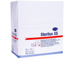 Γάζες αποστειρωμένες Sterilux ES 10 x 10cm (25 x 2 τμχ)