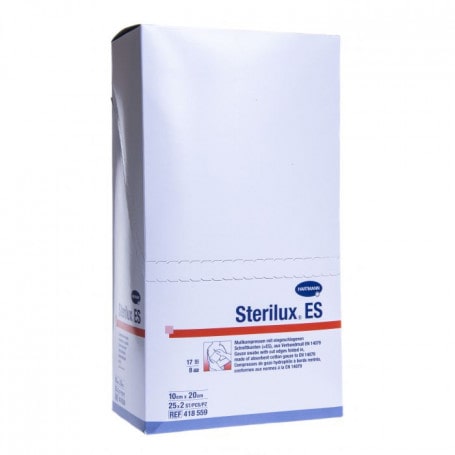 Γάζες αποστειρωμένες Sterilux ES 10 x 20cm (25 x 2 τμχ)
