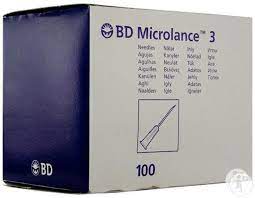 Βελόνες μιας χρήσης BD Microlance 27G x 1/2(100τμχ)