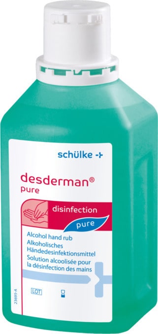 Αλκοολούχο αντισηπτικό χεριών Schulke & Mayr Desderman pure 1000ml