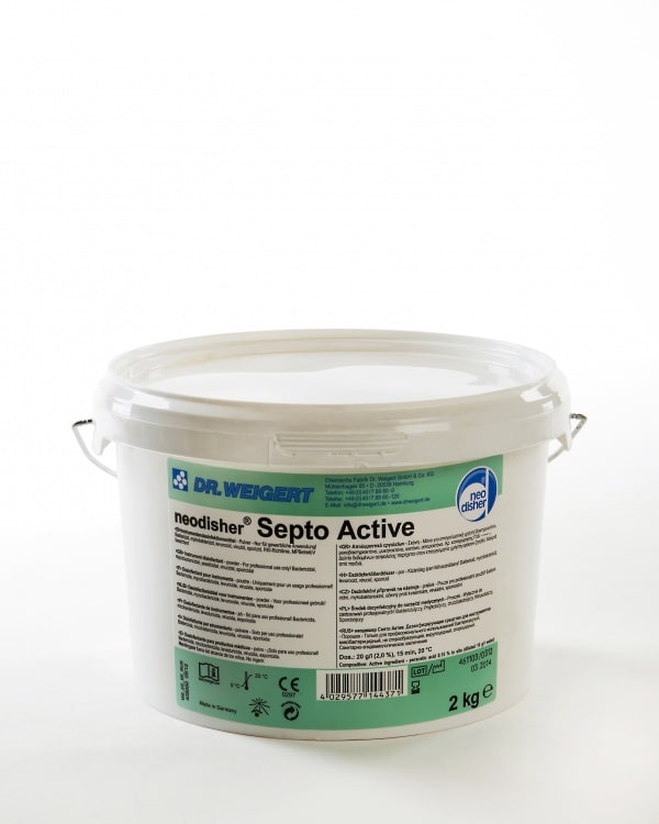 Καθαριστικό απολυμαντικό σε μορφή σκόνης Septo Active 2kg